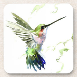 Set von sechs Untersetzer - Humming Bird