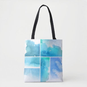Set von Watercolor abstrakte handgemalte 2