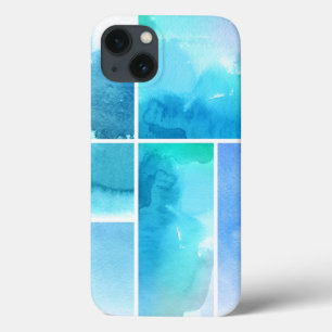 Set von Watercolor abstrakte handgemalte 2 Case-Mate iPhone Hülle