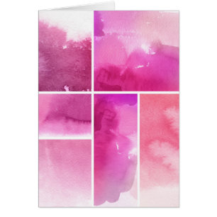 Set von Watercolor abstrakte handgemalte 3