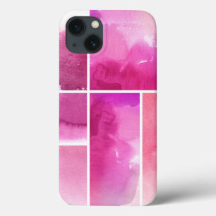 Set von Watercolor abstrakte handgemalte 3 iPhone 13 Hülle