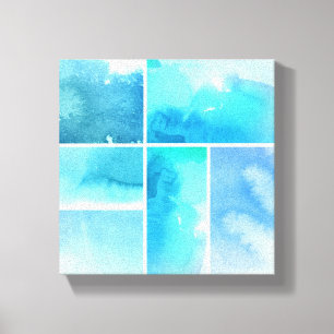 Set von Watercolor abstrakte handgemalte 3 Leinwanddruck