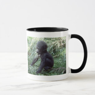 Set wild lebender Tier- und Pflanzenarten - Primat Tasse