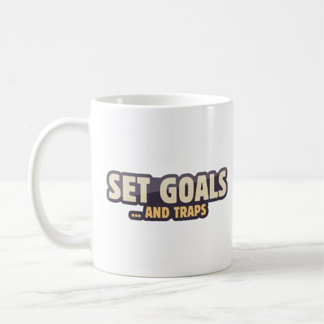 Set - Ziele und Fallen Kaffeetasse (Links)
