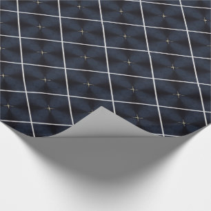 Set zum Umschnallen von Navy und White Luxury Geschenkpapier