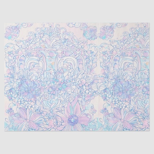 Set zum verzauberten Nebelzwirn Seidenpapier (Vorderseite)