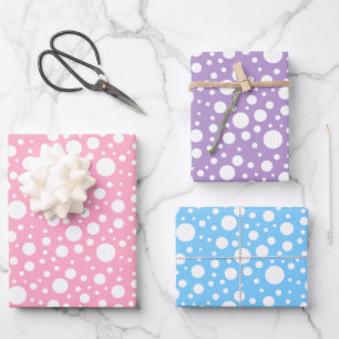 Set zum Wrapping von Papierblättern Geschenkpapier Set