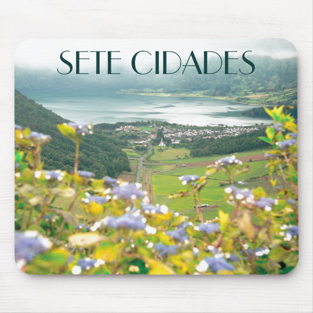 Sete Cidades crater Mousepad (Vorne)