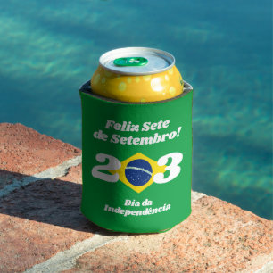 Sete de Setembro Unabhängigkeitstag Brasilien Flag Dosenkühler
