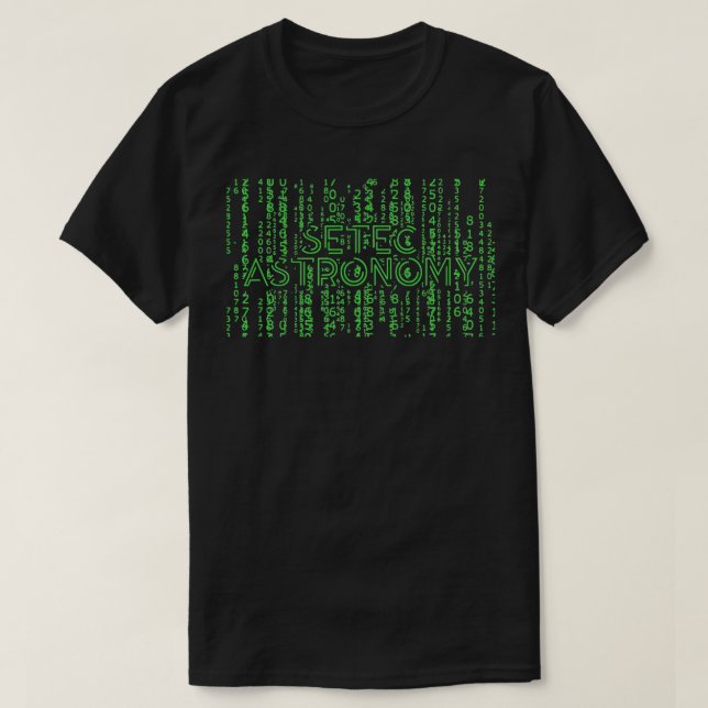 Setec Astronomy Computer Programmer Developer Tech T-Shirt (Design vorne)