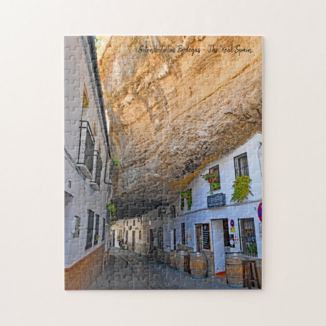 Setenil de las Bodegas - das wirkliche Spanien Puzzle (Vertikal)