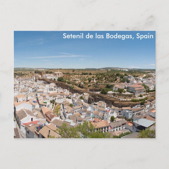 Setenil de las Bodegas, Spanien Postkarte (Vorderseite)