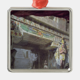 Setentwurf für "die magische Flöte" durch Mozart Silbernes Ornament