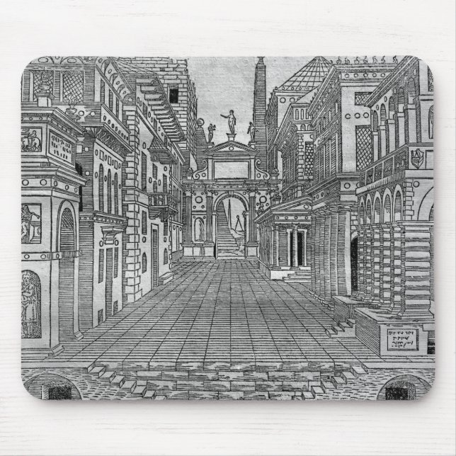 Setentwurf für eine tragische Szene Mousepad (Vorne)