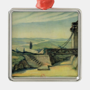 Setentwurf für Tat II der Oper 'Fidelio Ornament Aus Metall