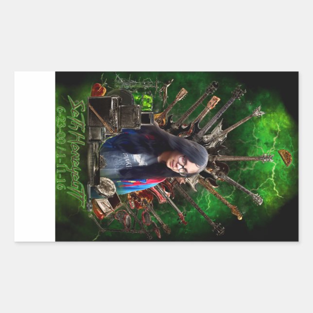 Seth Honeycutt Memorial Rechteckiger Aufkleber (Vorderseite)