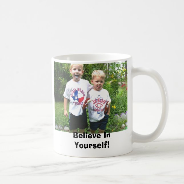 Seth und Caleb glauben an selbst Tasse (Rechts)