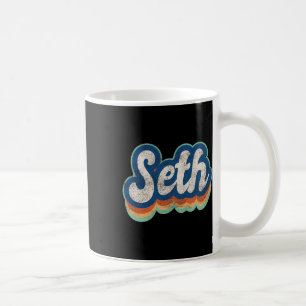 Seth Vorname Junge Vintage Stil 70er 80er Persönli Kaffeetasse