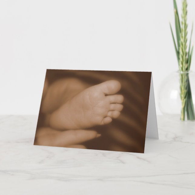 seths Füße wärmen sich Karte (Vorderseite)