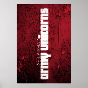 Seti Alpha 5" Armee-Einhorn-" Plakat