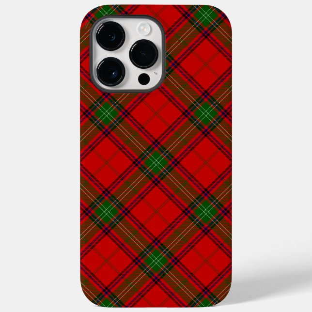 Seton tartan rot kariert Case-Mate iPhone hülle (Rückseite)