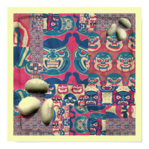 Setsubun-Muster-Bohnen-Dämonen