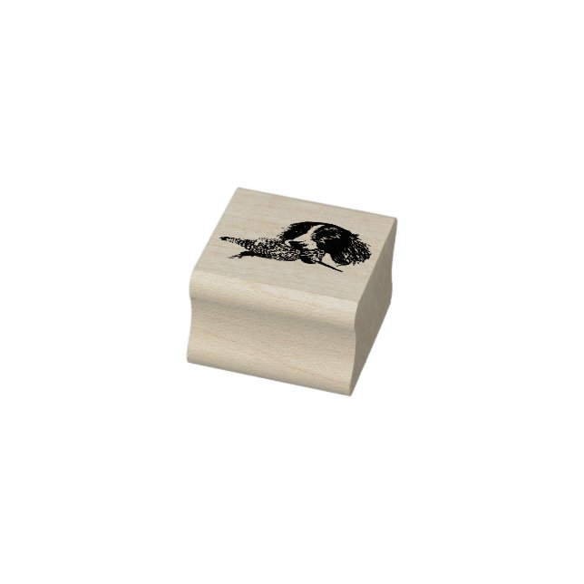 Setter e beccaccia gummistempel (Stempel)