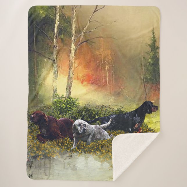 Setter-Familie Sherpadecke (Vorderseite)