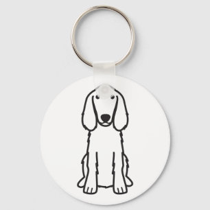 Setter-HundeCartoon Schlüsselanhänger