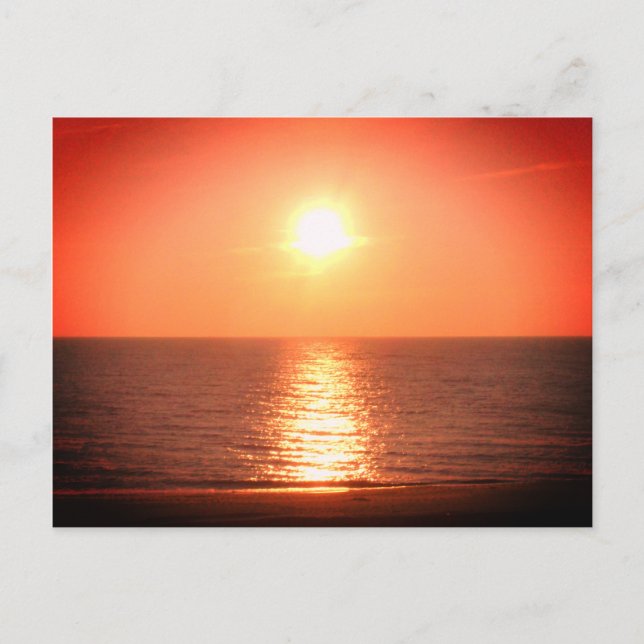 Setting Sun Postkarte (Vorderseite)