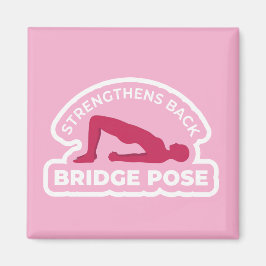 Setu Bandhasana Bridge Pose • Strengthens Back Yog Magnet