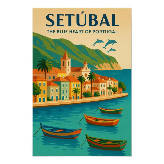 Setúbal – Das blaue Herz Portugals Poster (Vorderseite)