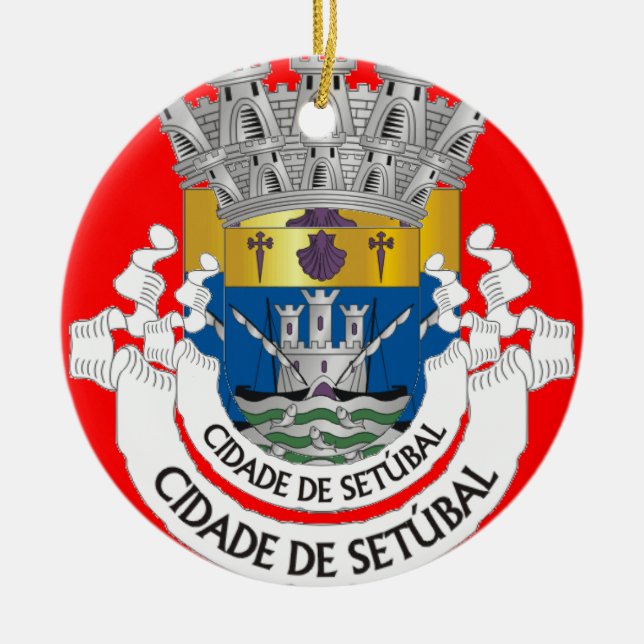 Setubal* Portugal Verzierung/Setubal-Verzierung Keramikornament (Vorne)