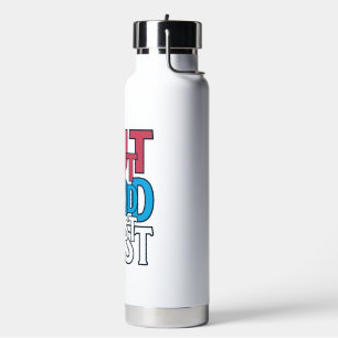 Setze Gott an erste Stelle Christlicher Zitatvekto Trinkflasche