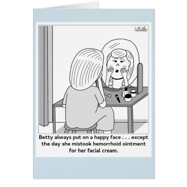 Setzen Sie an ein glückliches Gesicht (Vorne)