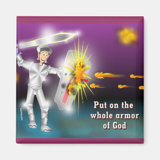 Setzen Sie die ganze Rüstung Gottes an Magnet