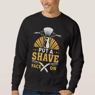 Setzen Sie eine Sackgasse auf Barber. Sweatshirt