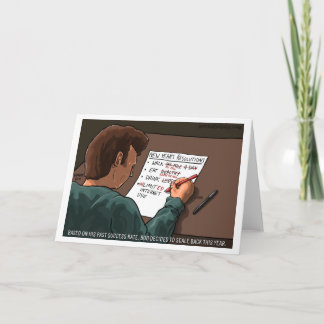 Setzen Sie es - neuen Jahres herab Feiertagskarte