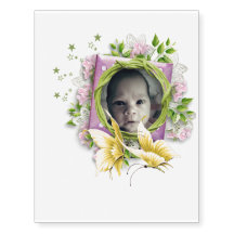 Setzen Sie Ihr Babybild herein für Babypartyspaß