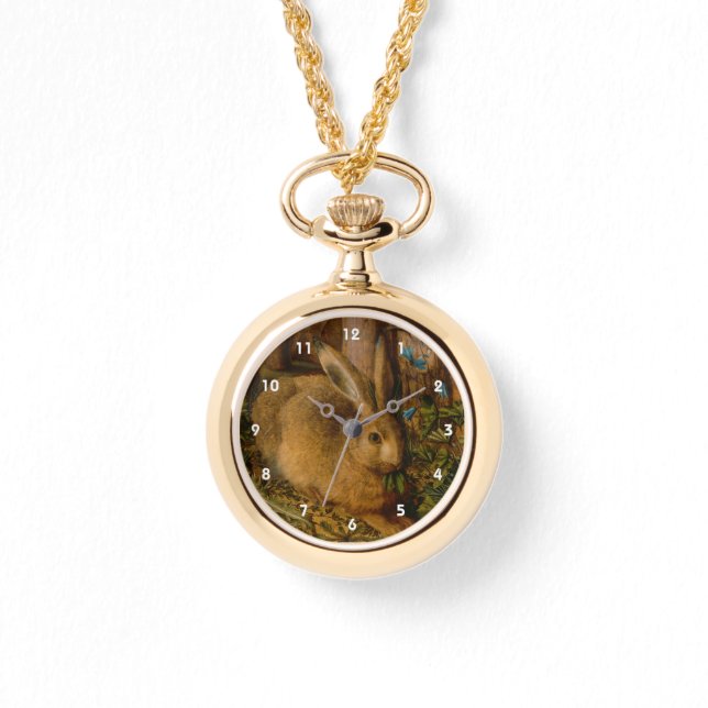 Setzen Sie Ihr eigenes Bild in den Garten ein Armbanduhr (Vorderseite)