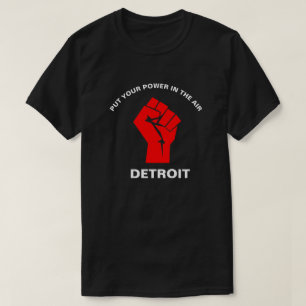 SETZEN Sie IHREN POWER in den LUFT-DETROIT-T - T-Shirt