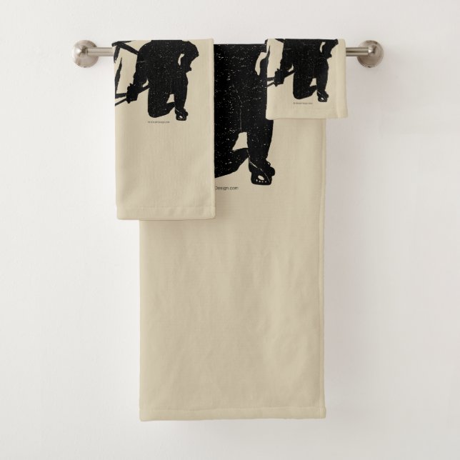 Setzen Sie Ihren Willen (Hockey) Badhandtuch Set (Insitu)