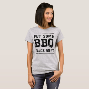 Setzen Sie irgendeinen GRILLEN Soße-T - Shirt