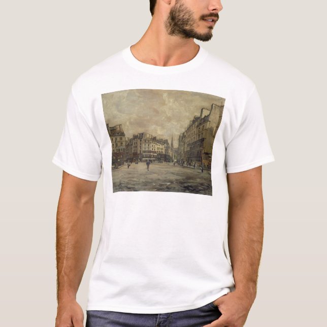 Setzen Sie Maubert, Paris, 1888 T-Shirt (Vorderseite)