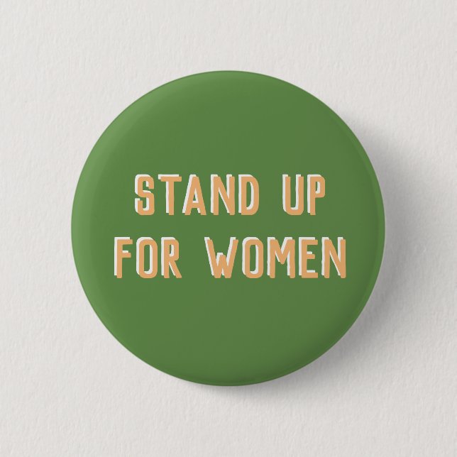 Setzen Sie sich für das Button der Frauen ein (Vorderseite)