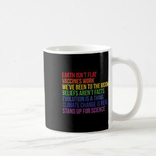 Setzen Sie sich für die Wissenschaft ein, dass die Kaffeetasse