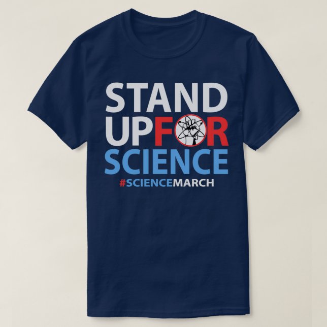 Setzen Sie sich für Wissenschaft ein, nicht für St T-Shirt (Design vorne)