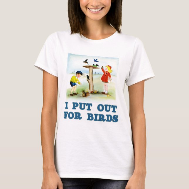 Setzen Sie sich heraus für Vögel (Kinder) T-Shirt (Vorderseite)
