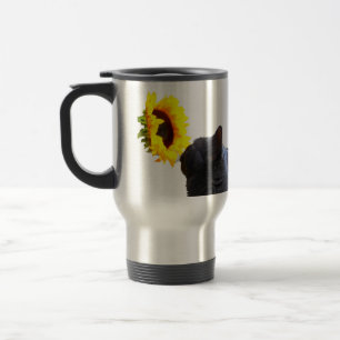 Setzen Sie Zeit fest, um die Blumen zu riechen Reisebecher