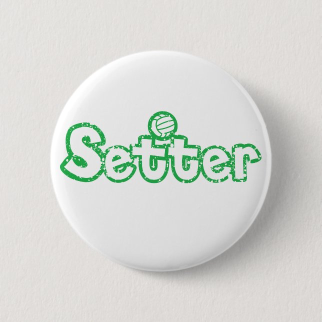 Setzer-Volleyball Button (Vorderseite)